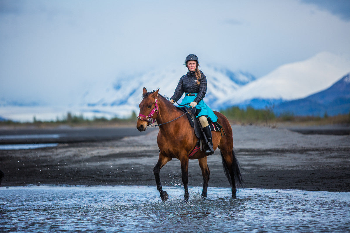 Arctic Horse Tongass Rain riding skirt riding breeches rain pants skirt horse riding trail riding 